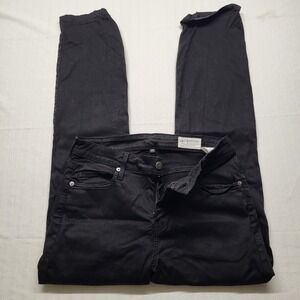 Aviator Jeans Mens 29/30 Black Fly Straight Slim Stretch Made In USA Lightweight